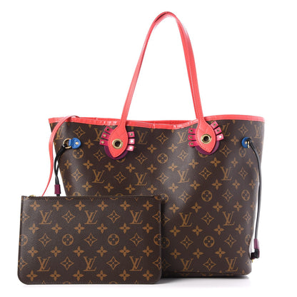 Louis Vuitton Monogram Totem Neo Neverfull MM Flamingo 1 of 12