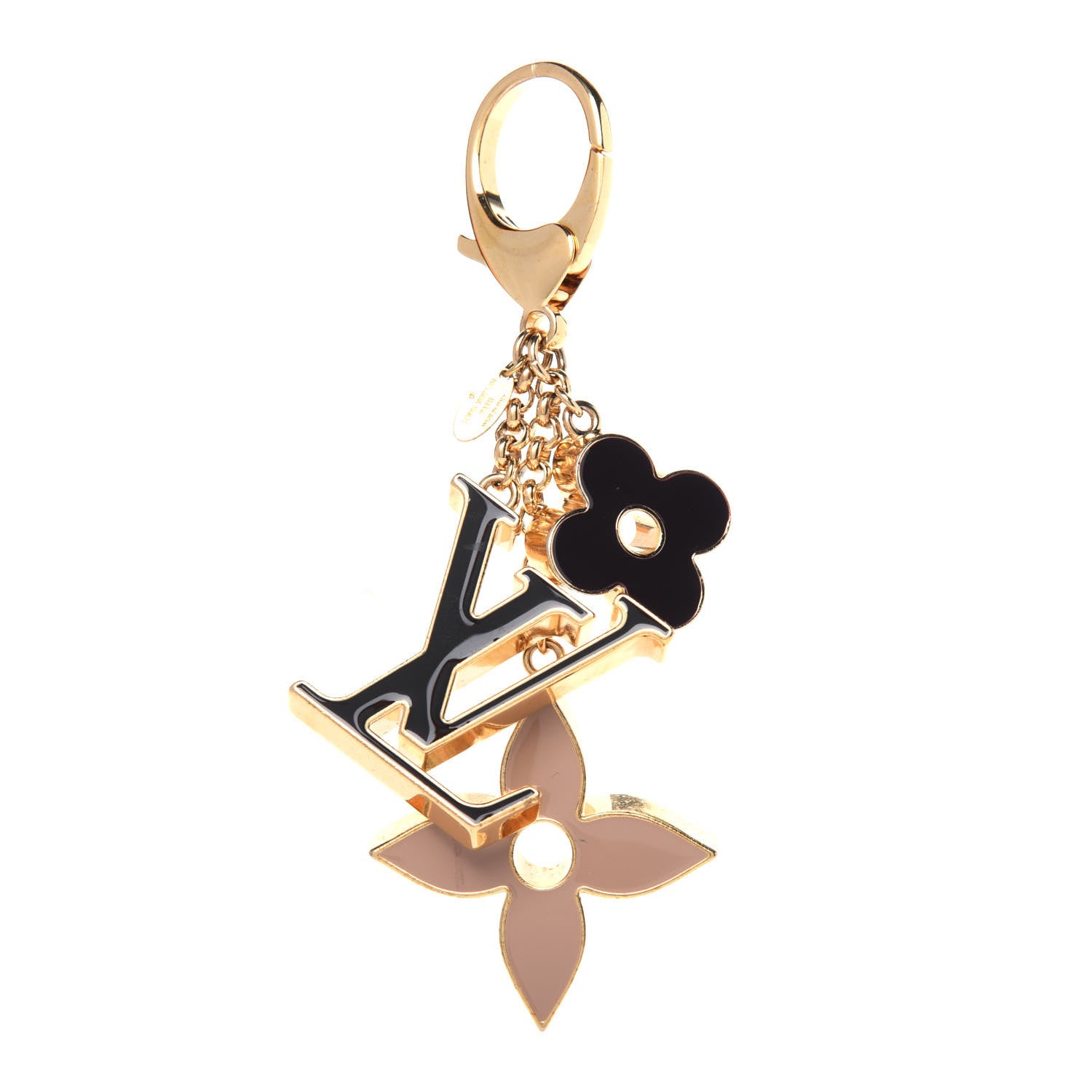 Louis Vuitton Fleur De Monogram Bag Charm Dore 1 of 7