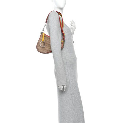 Christian Dior Monogram Rasta Saddle Pochette Beige 2 of 16