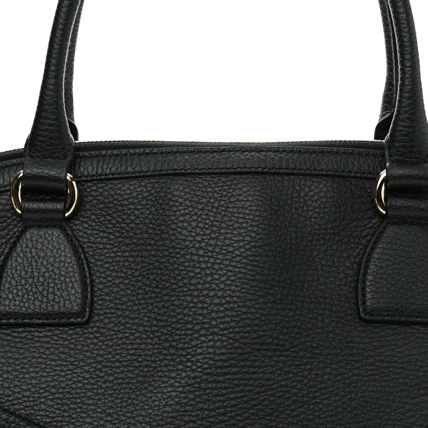 Dollar Calfskin GG Charm Dome Satchel Orange Black