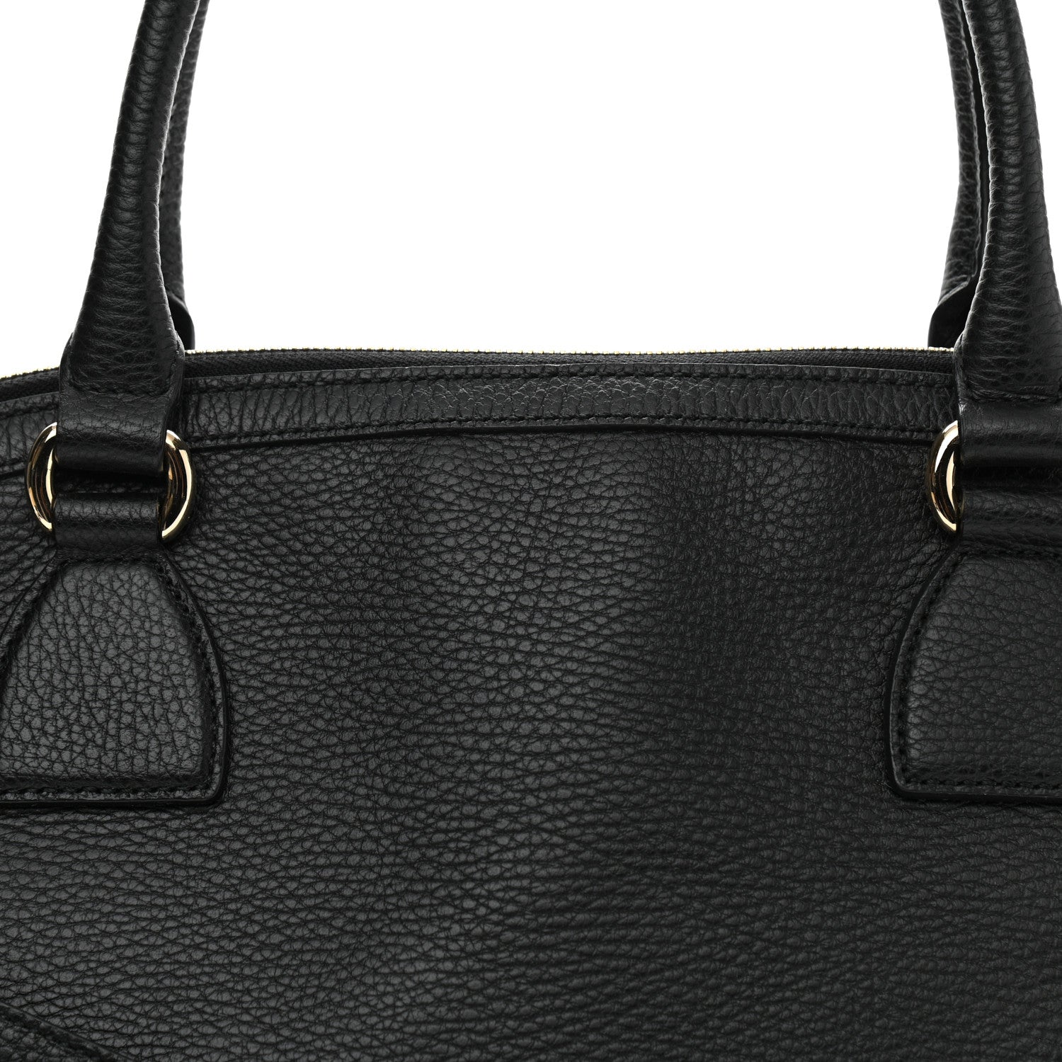 Gucci Dollar Calfskin GG Charm Dome Satchel Orange Black 8 of 10