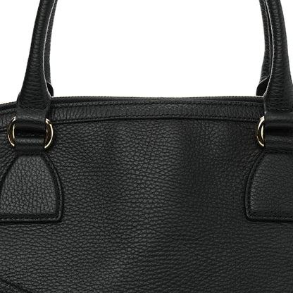 Gucci Dollar Calfskin GG Charm Dome Satchel Orange Black 8 of 10