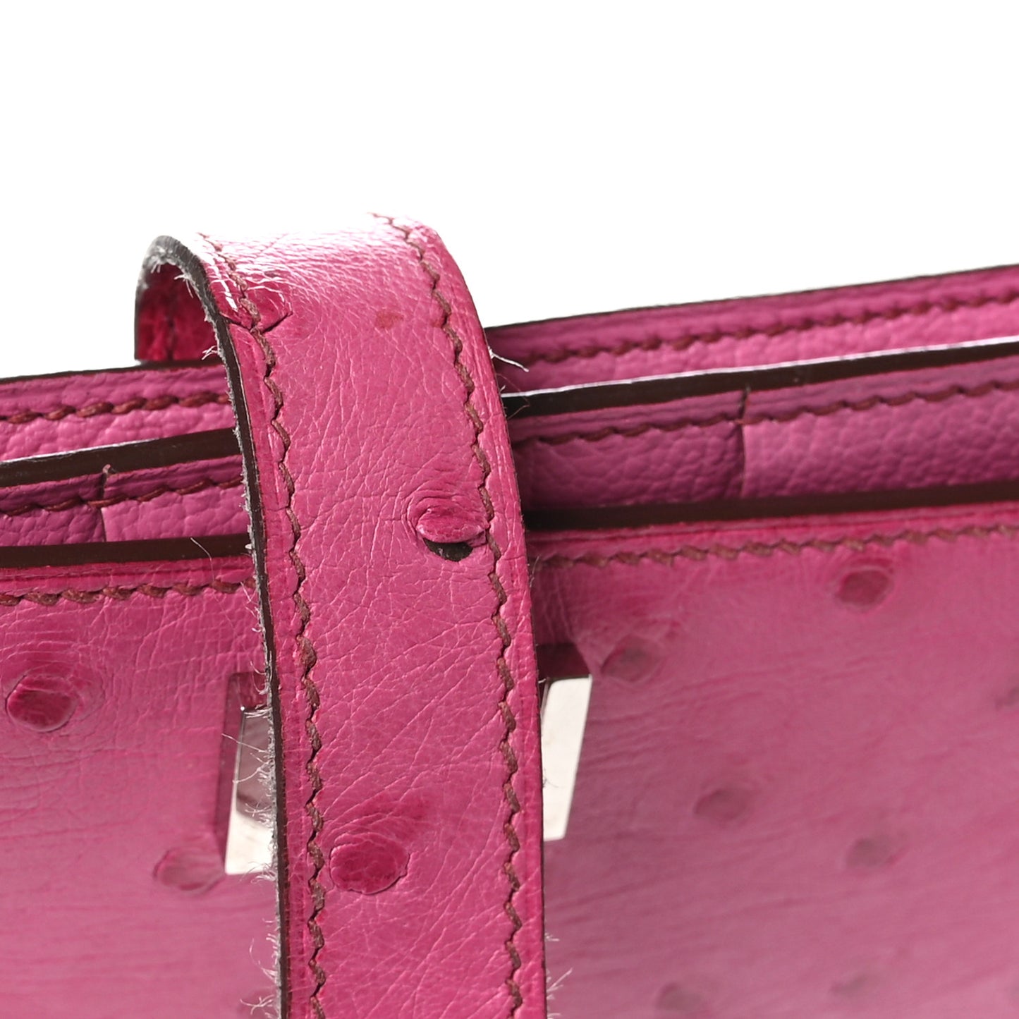 Ostrich Bearn Wallet Fuchsia