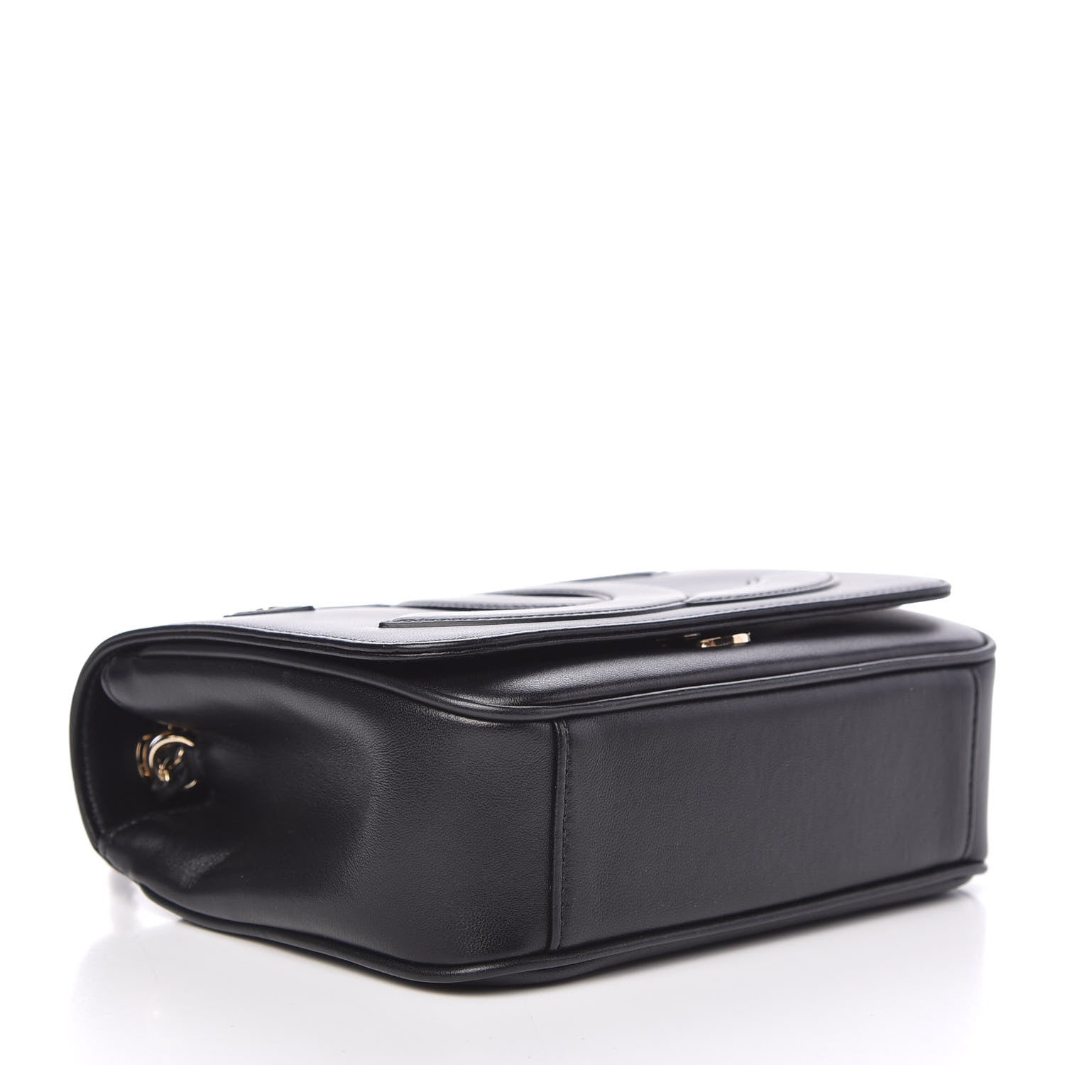 Chanel Lambskin CC Mania Flap Bag Black 4 of 9