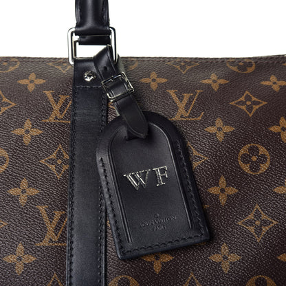 Louis Vuitton Monogram Macassar Keepall Bandouliere 45 9 of 9