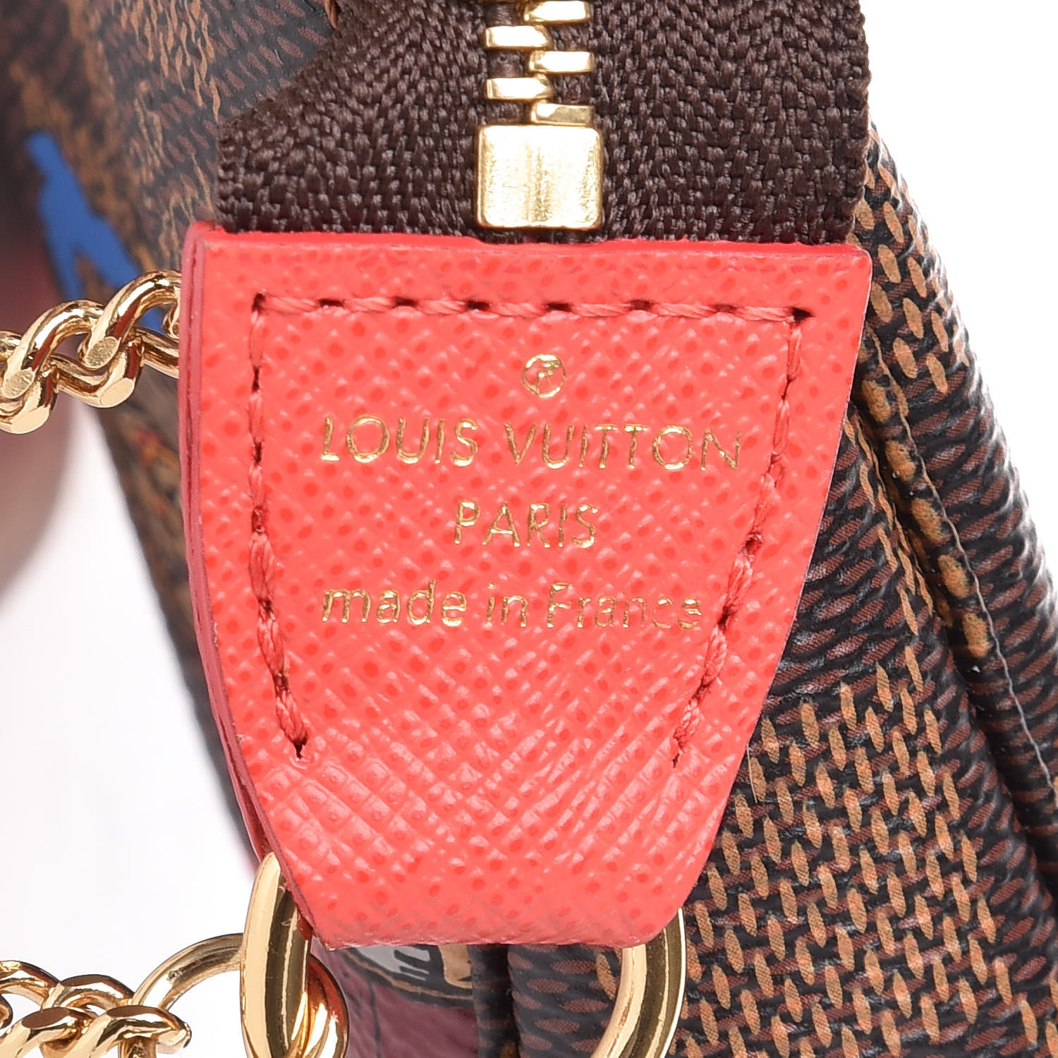 Louis Vuitton Damier Ebene 2015 Christmas Animation Mini Pochette Accessories 6 of 7