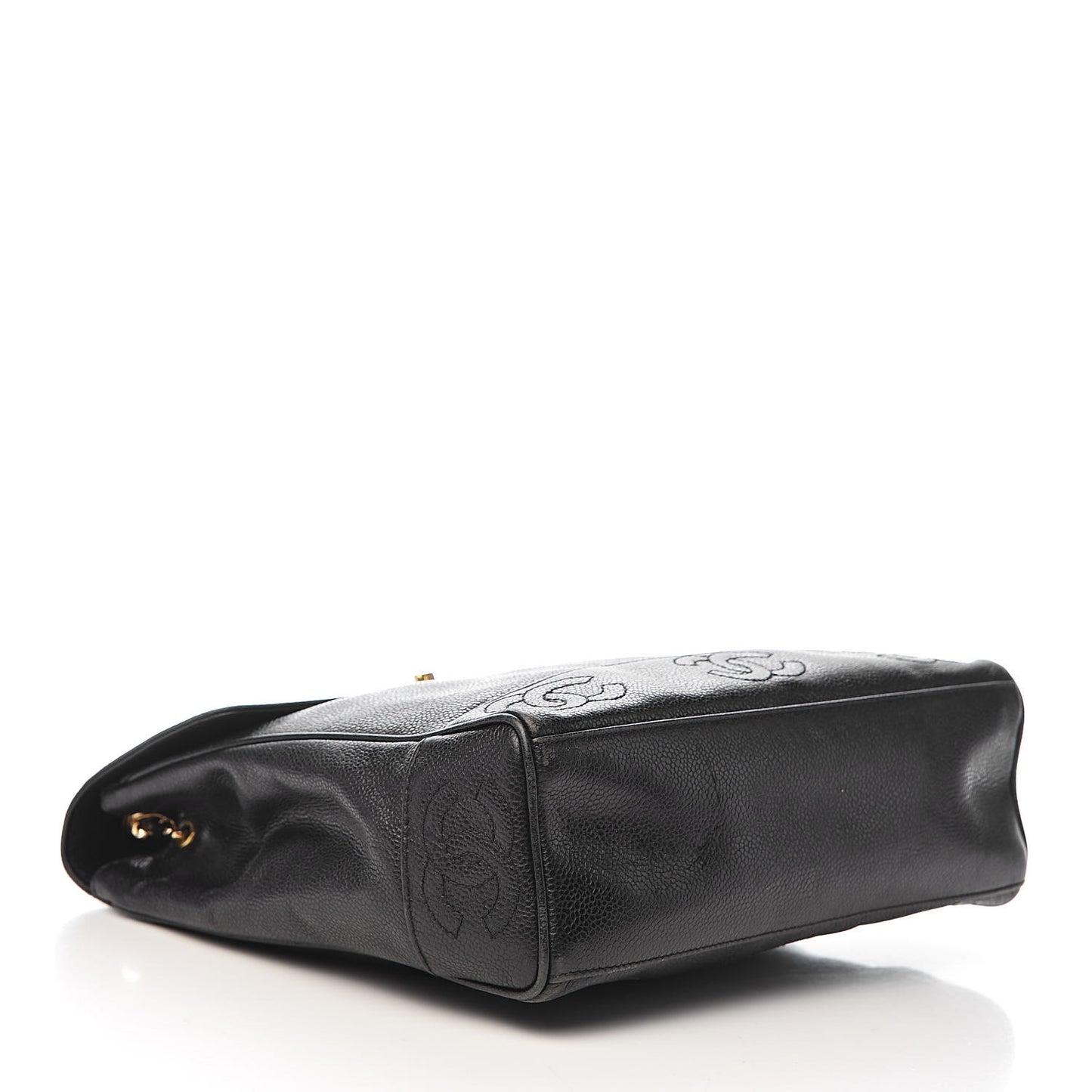 Caviar CC Shoulder Bag Black