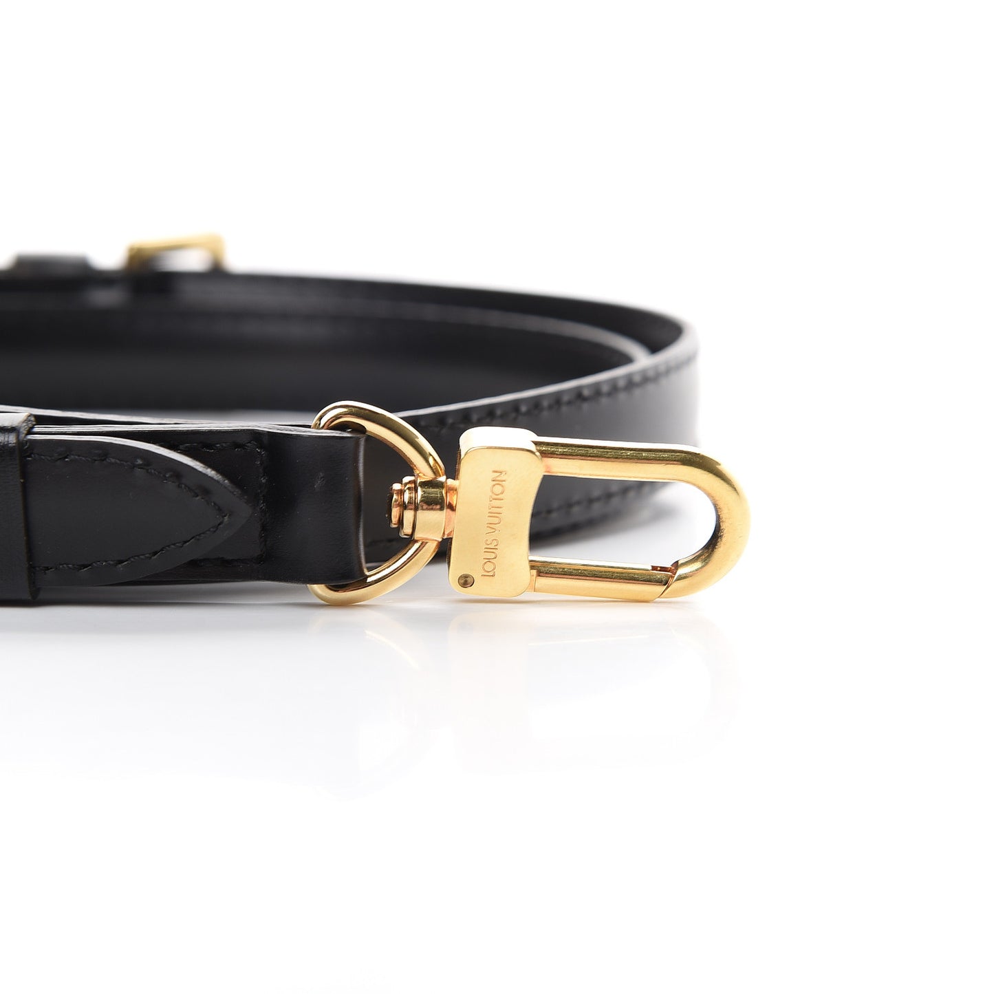 Calfskin 16mm Adjustable Shoulder Strap Black
