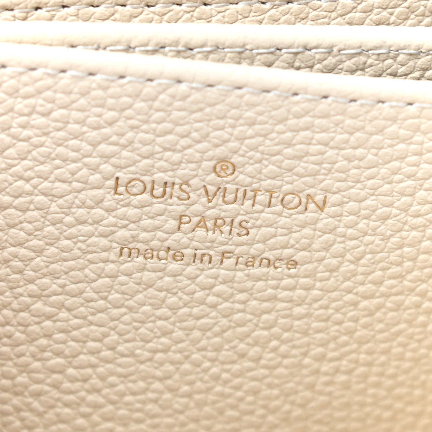 Louis Vuitton Empreinte Monogram Giant By The Pool Zippy Wallet Cream Saffron 6 of 7