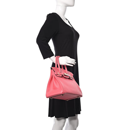 Hermes Epsom Horseshoe Birkin 30 Rose Azalee Jaune D'or 2 of 33