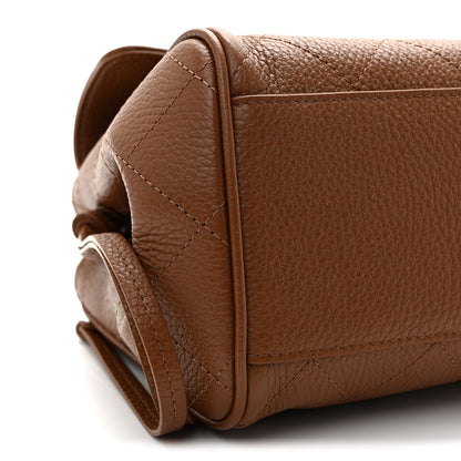 Chanel Grained Calfskin Stitched Urban Essentials Small Shopping Bag Camel 9 of 10