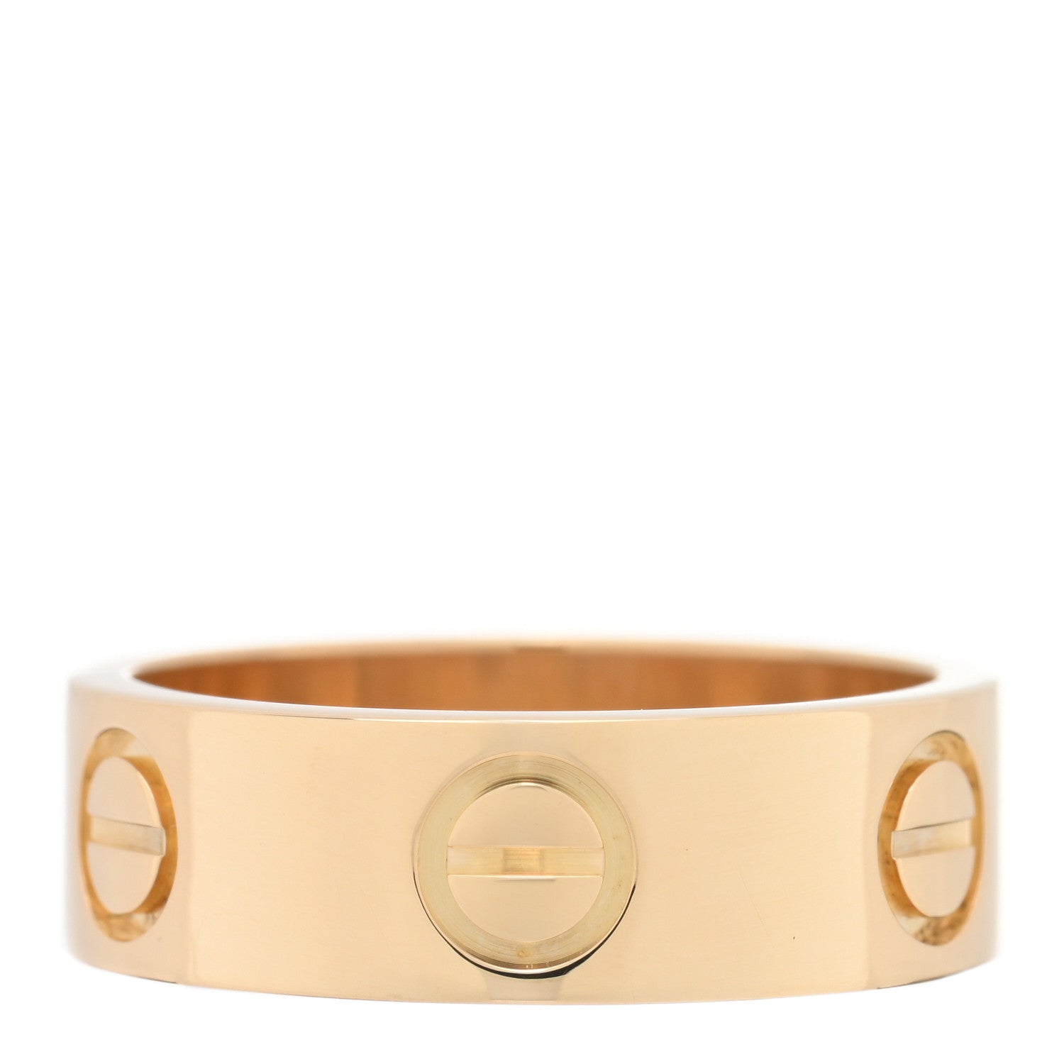 Cartier 18K Yellow Gold 5.5mm LOVE Ring 48 4.5 3 of 4