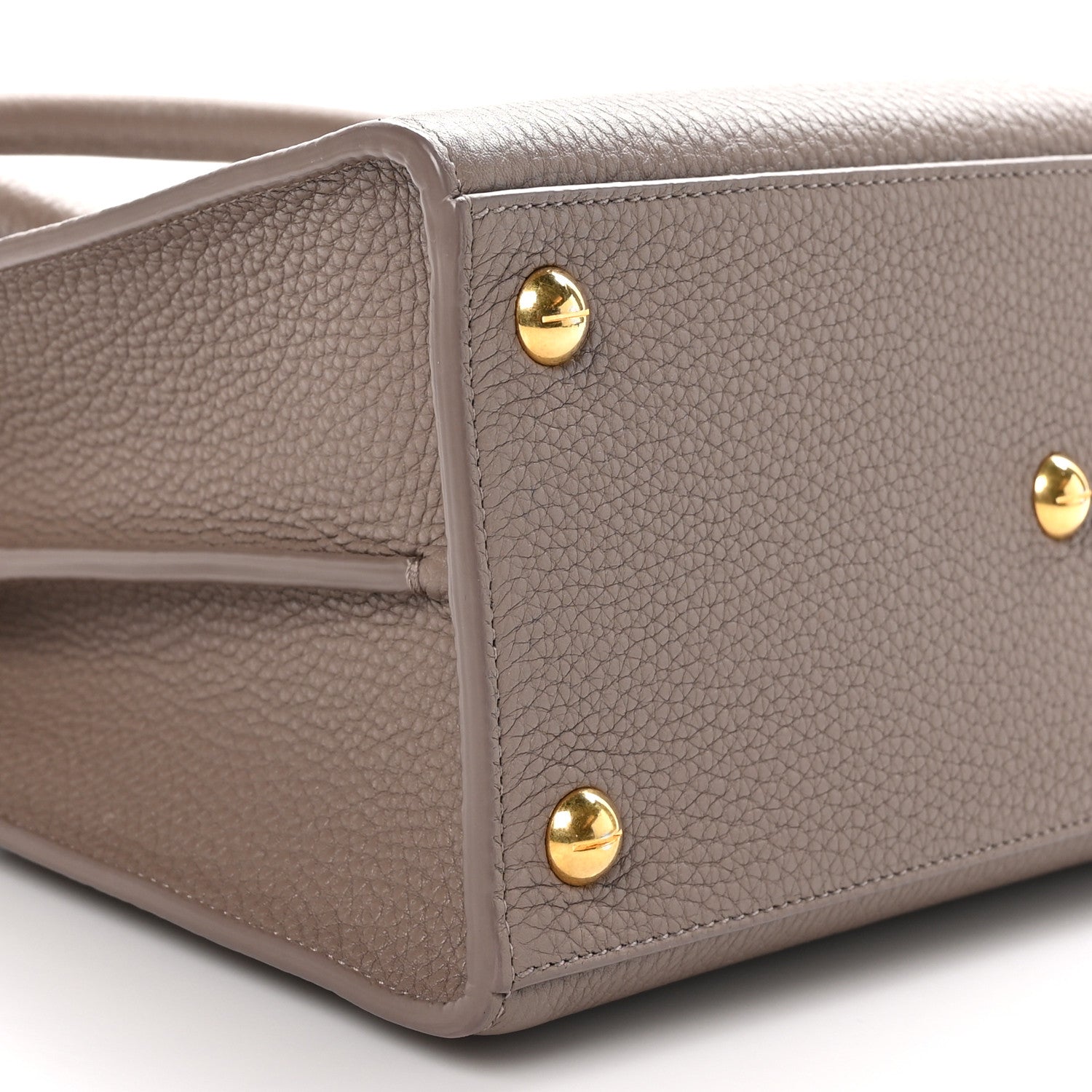 Christian Dior Grained Calfskin Medium St. Honore Tote Beige 8 of 9
