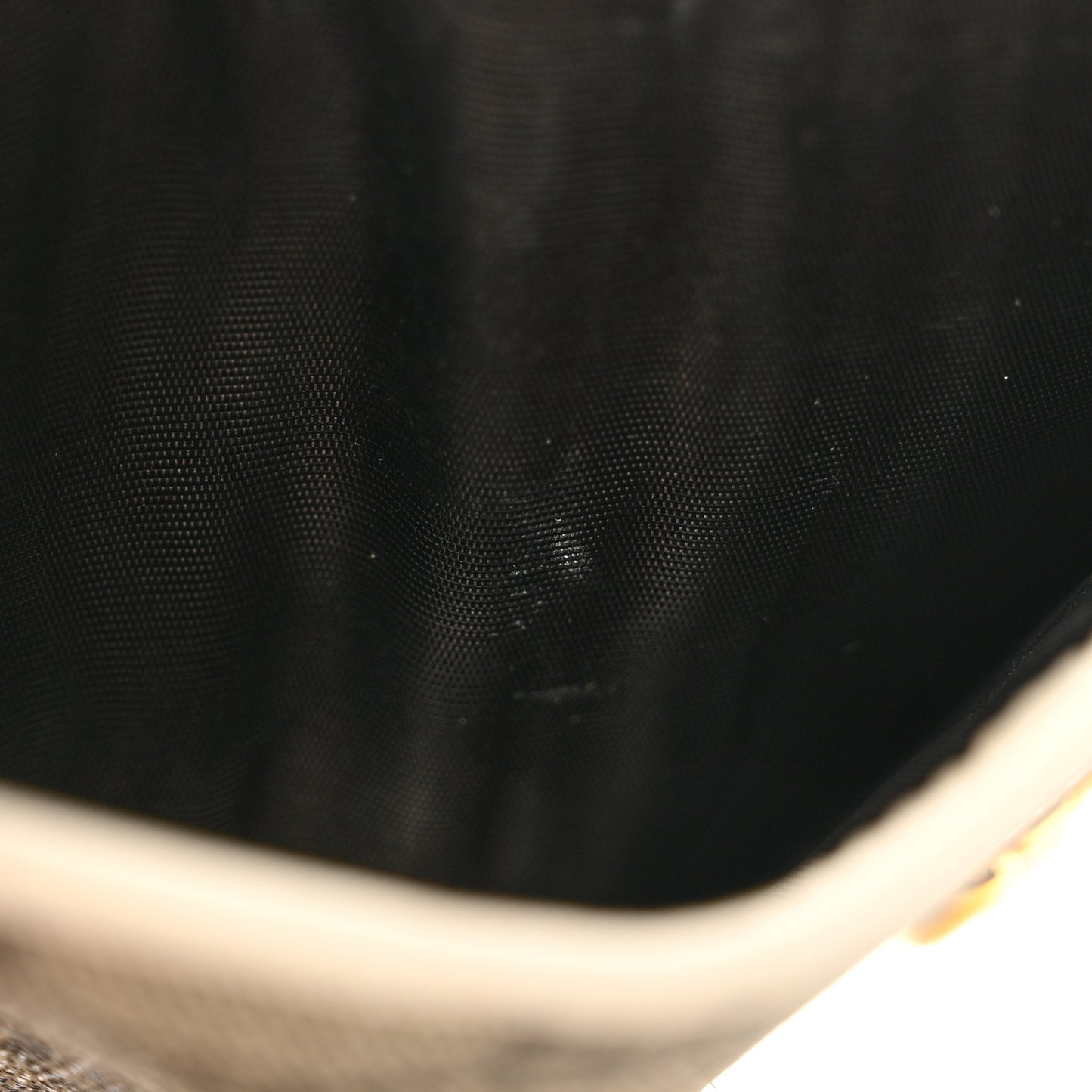 GG Supreme Monogram Azalea Calfskin Horsebit 1955 Card Case Wallet Beige Ebony Mystic White