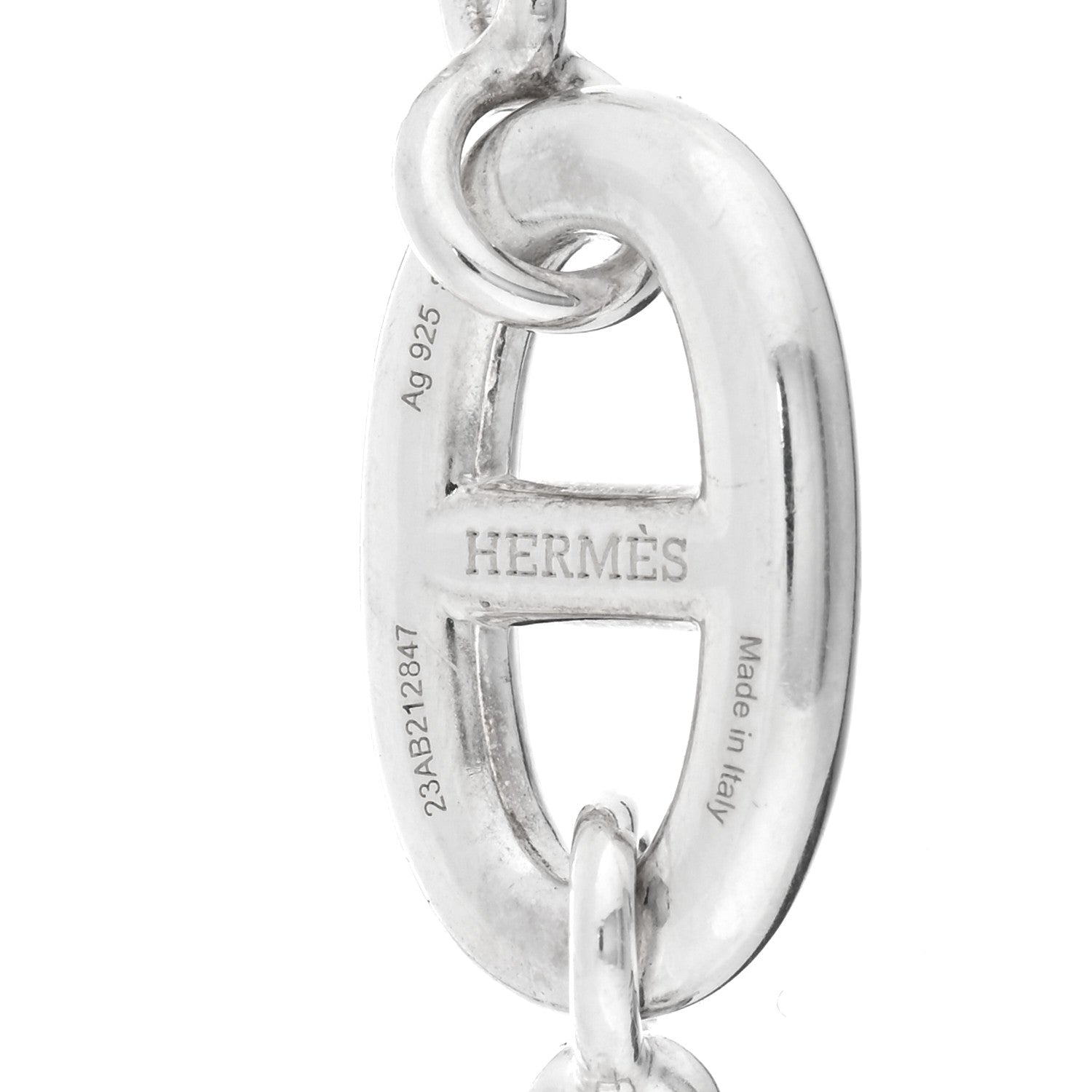 Hermes Sterling Silver Farandole Bracelet ST 3 of 4