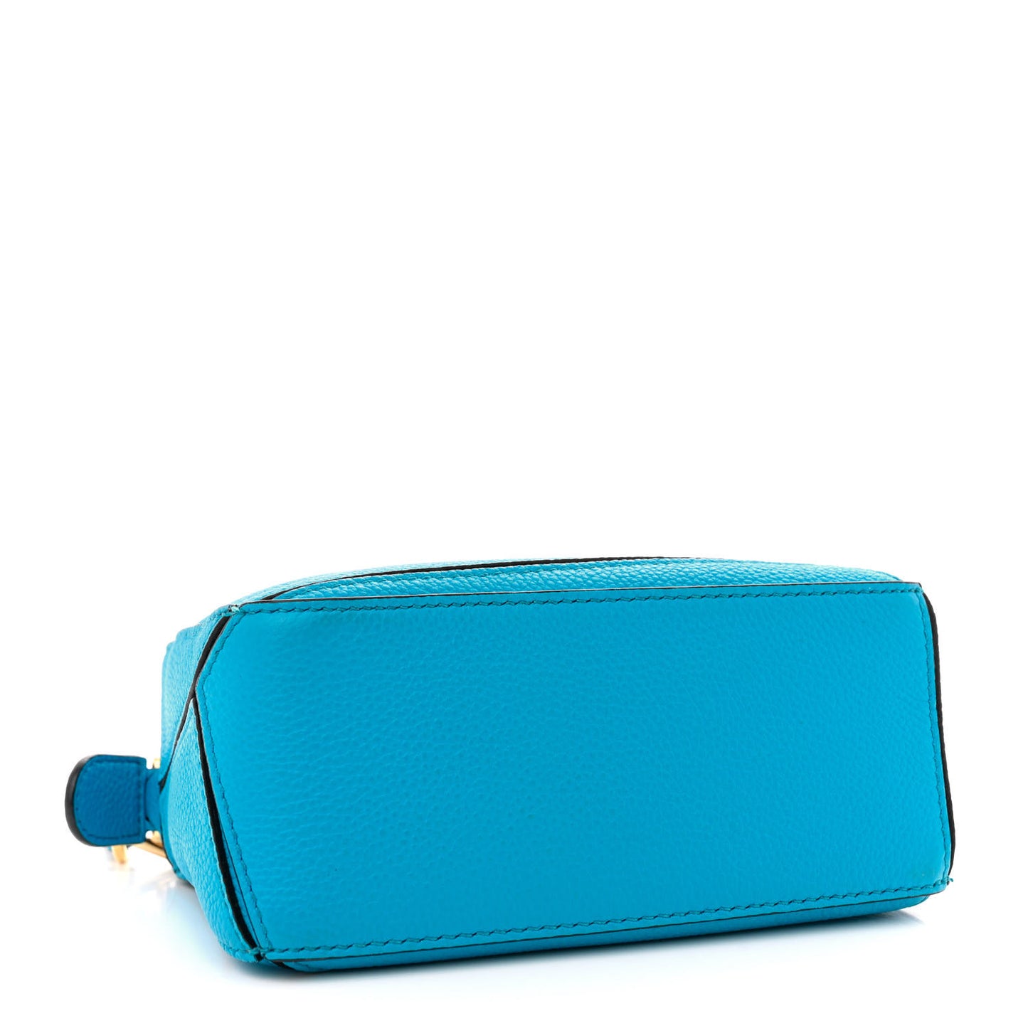 Calfskin Mini Puzzle Bag Cyan Cyan