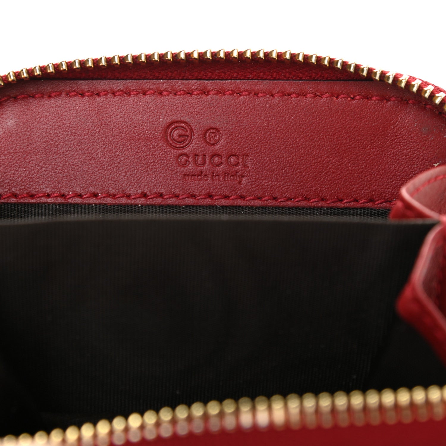 Gucci Microguccissima Zip Around Card Case Red 6 of 11