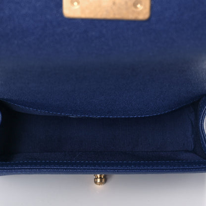 Chanel Caviar Quilted Small Boy Flap Blue 5 of 12