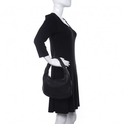 Bottega Veneta Cervo Braided Mini Veneta Hobo Black 2 of 9