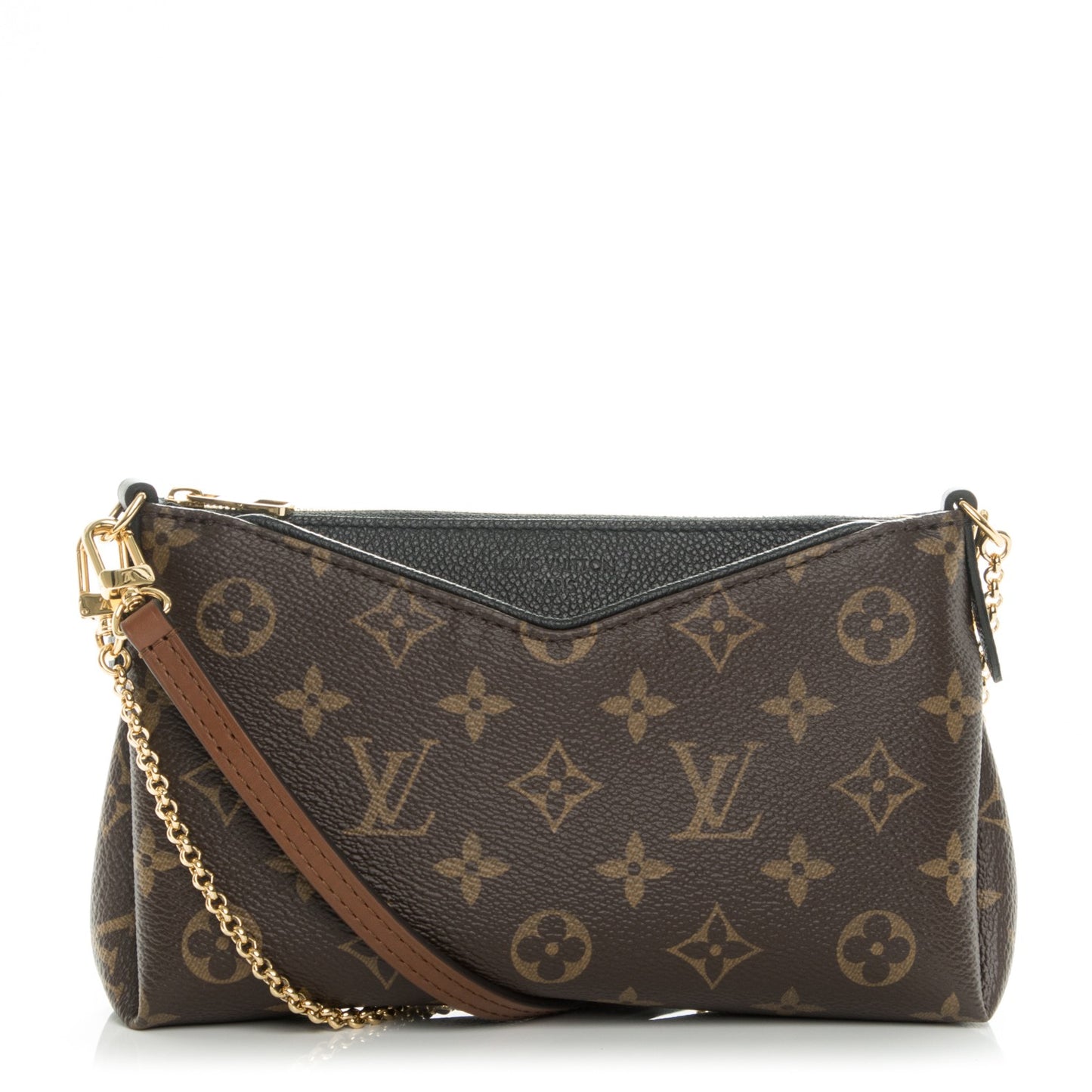 Monogram Pallas Clutch Black