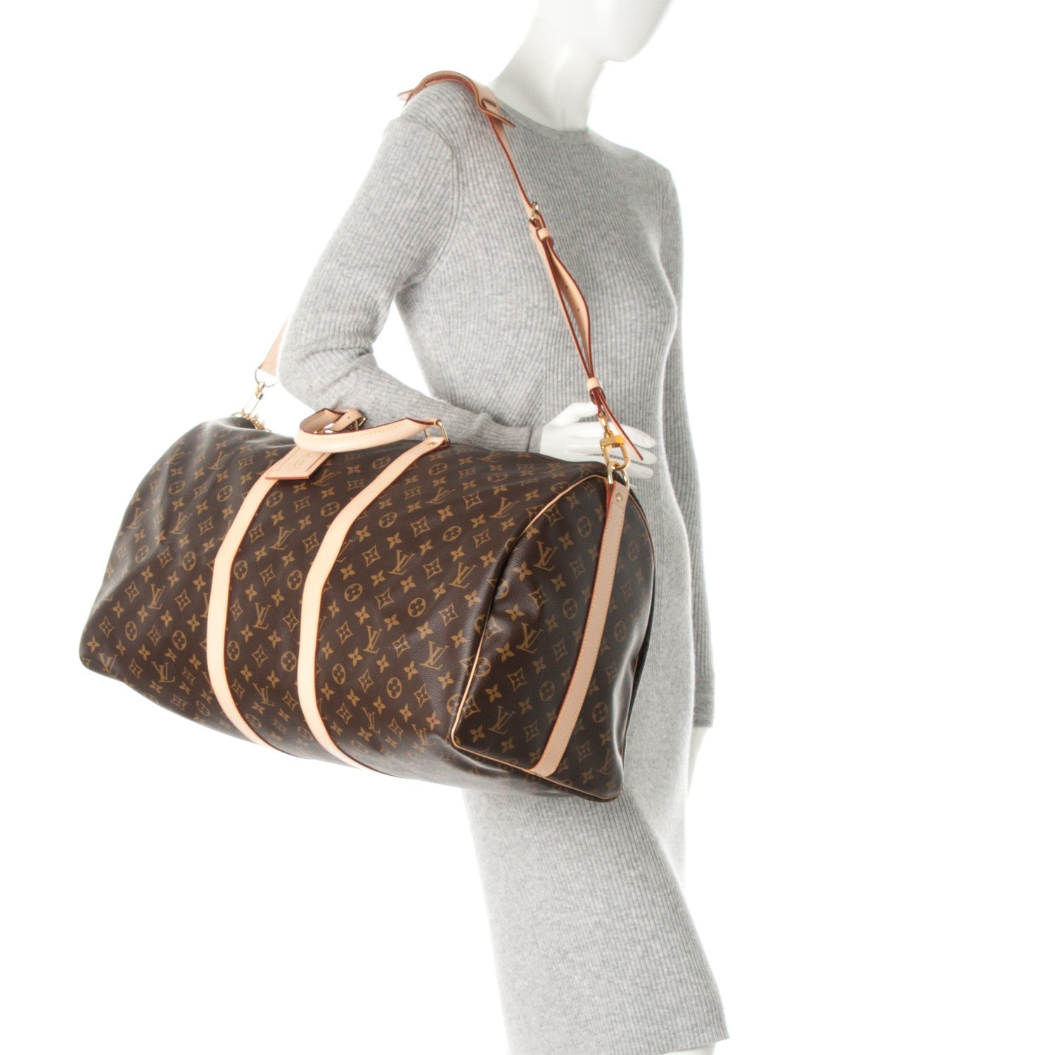 Louis Vuitton Monogram Keepall Bandouliere 55 2 of 8