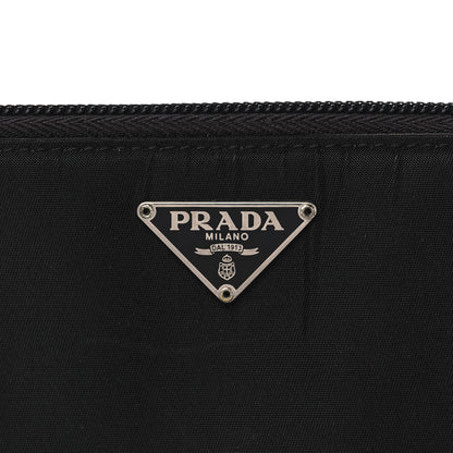 Prada Tessuto Nylon Zip Around Wallet Black 10 of 12