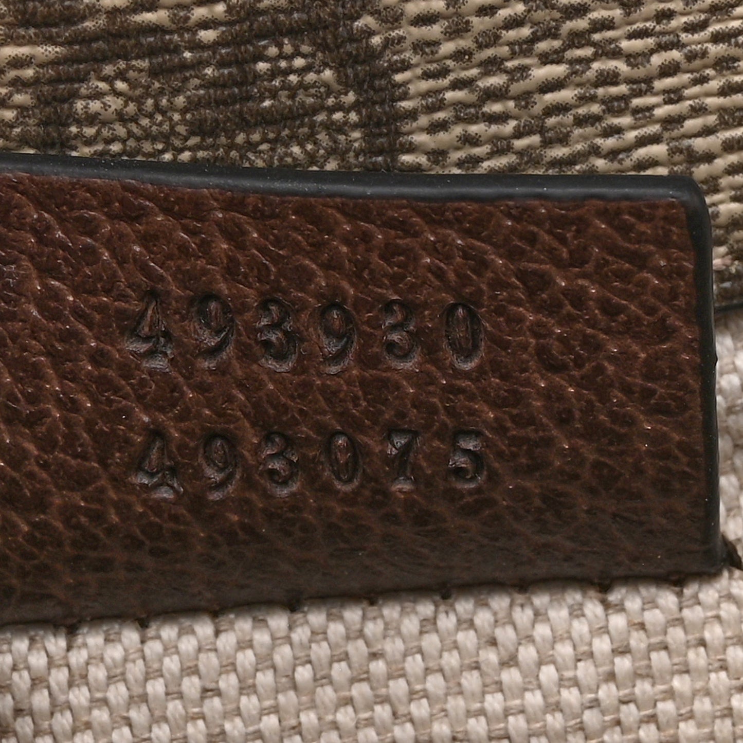 GG Supreme Monogram Neo Vintage Web Belt Bag Brown