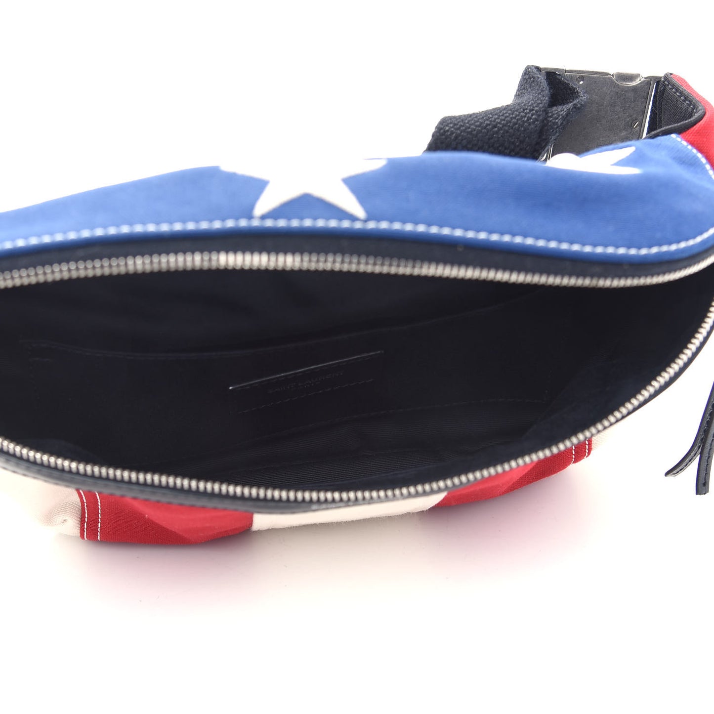 Canvas Classic Belt Bag Red Blue White