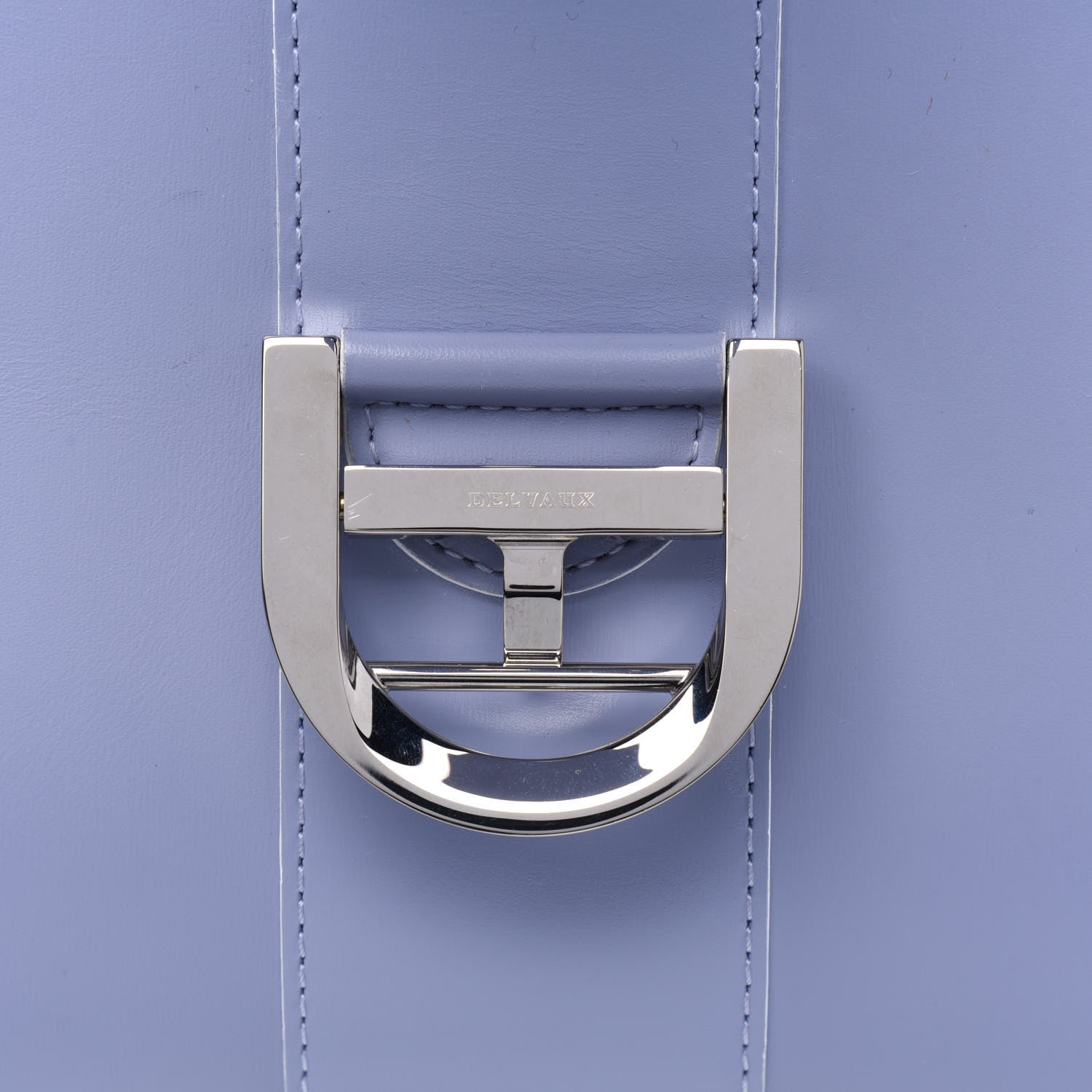 Delvaux Box Calfskin MM Brillant Satchel Lilac 8 of 14