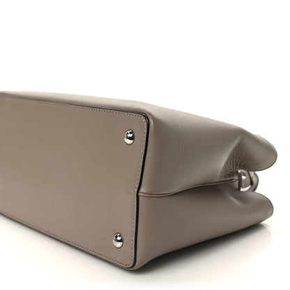 Fendi Vitello Dolce Century Petite 2Jours Tote Tortora Carbone 7 of 9
