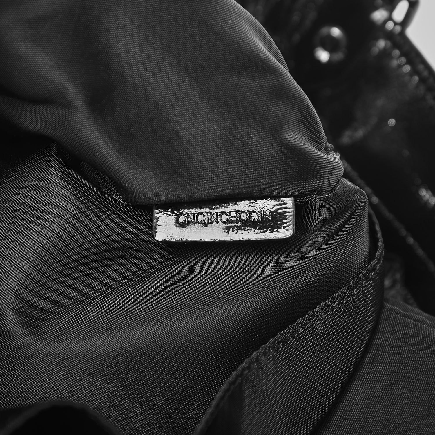 Burberry Nylon Beat Check Diaper Bag Black 8 of 10