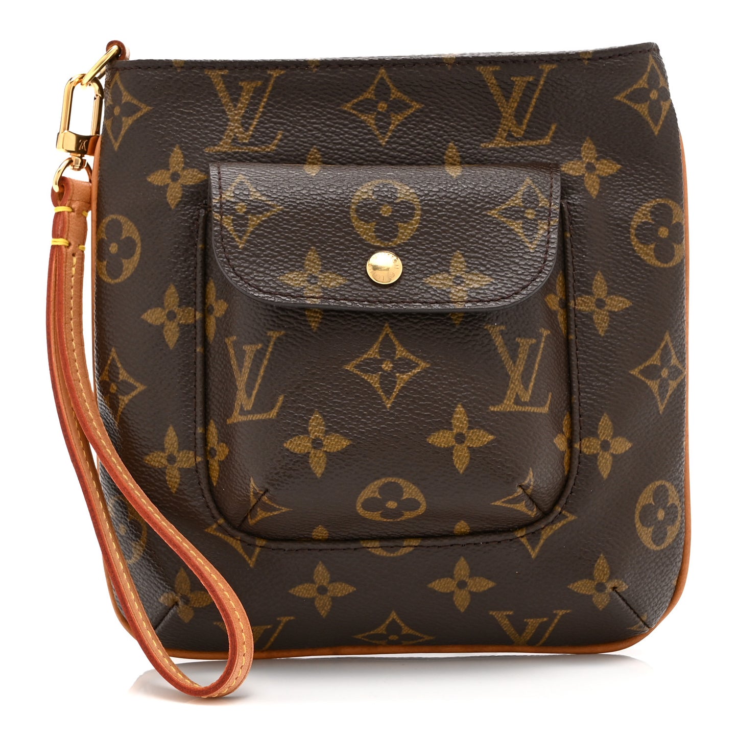 Monogram Partition Wristlet