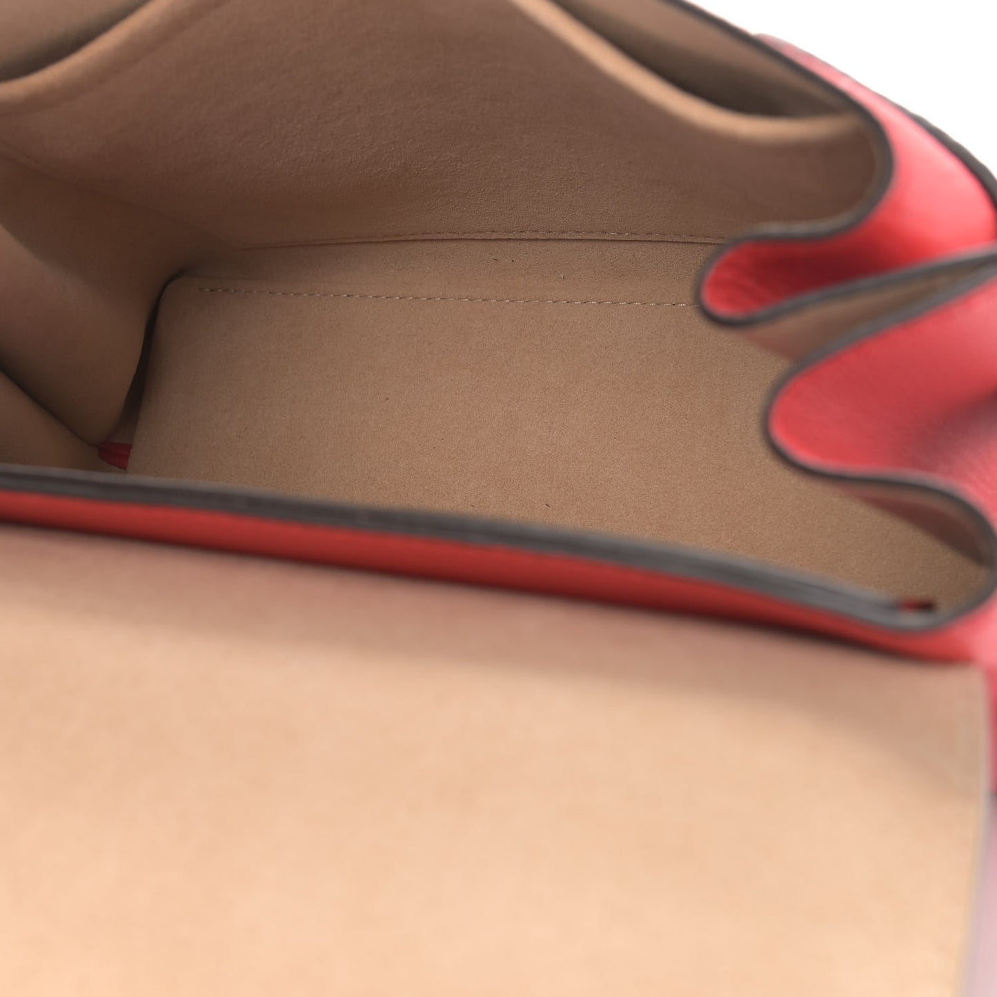 Soft Calfskin Lockme Ever BB Kabuki Red Quartz Black