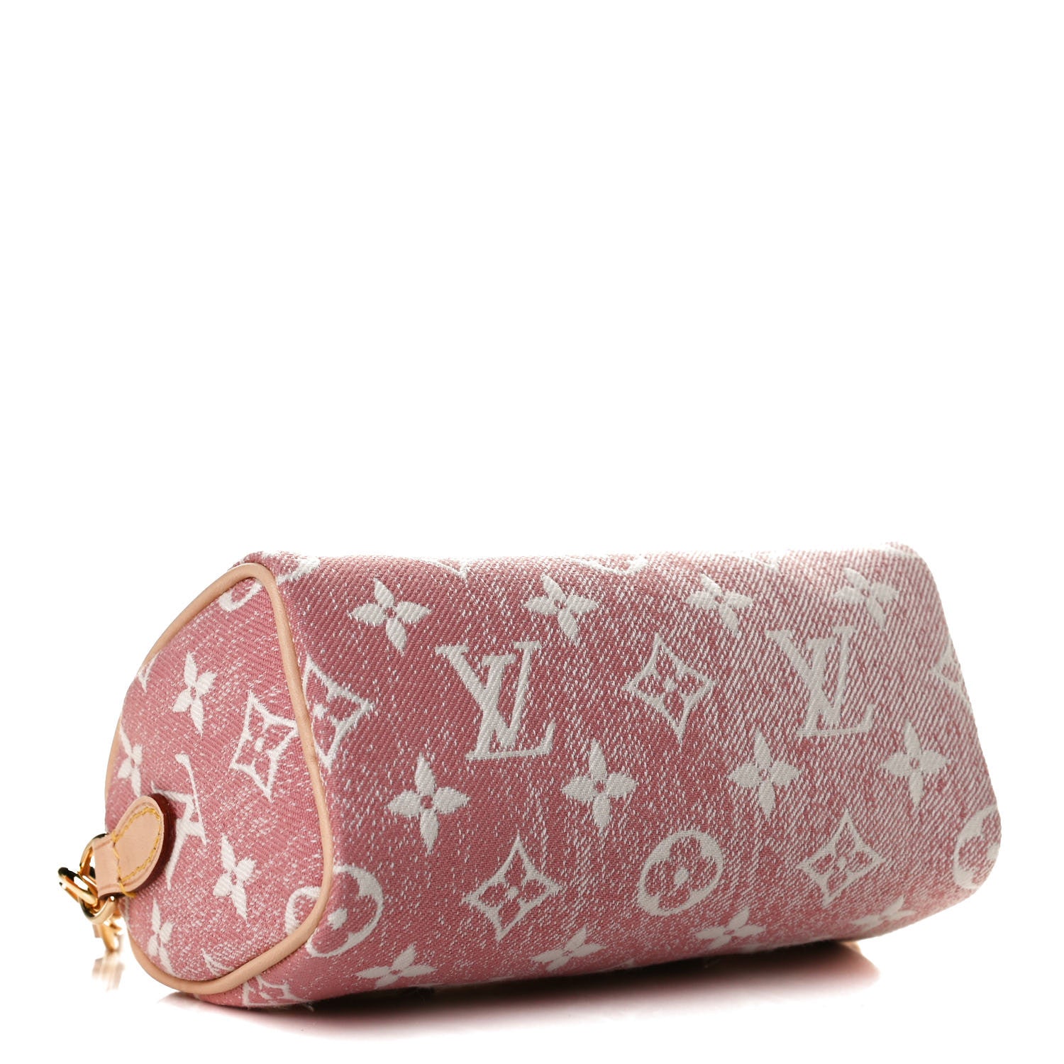 Louis Vuitton Monogram Jacquard Denim Nano Speedy Bandouliere Pink 4 of 11