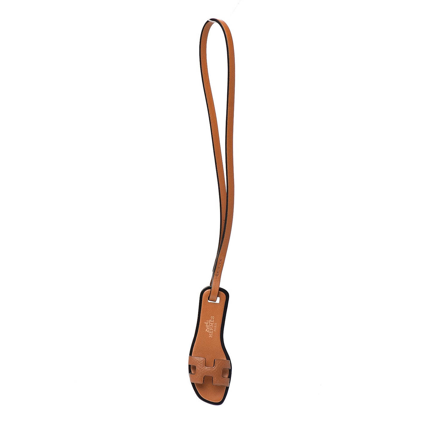 Epsom Butler Calfskin Hunter Oran Nano Bag Charm Gold