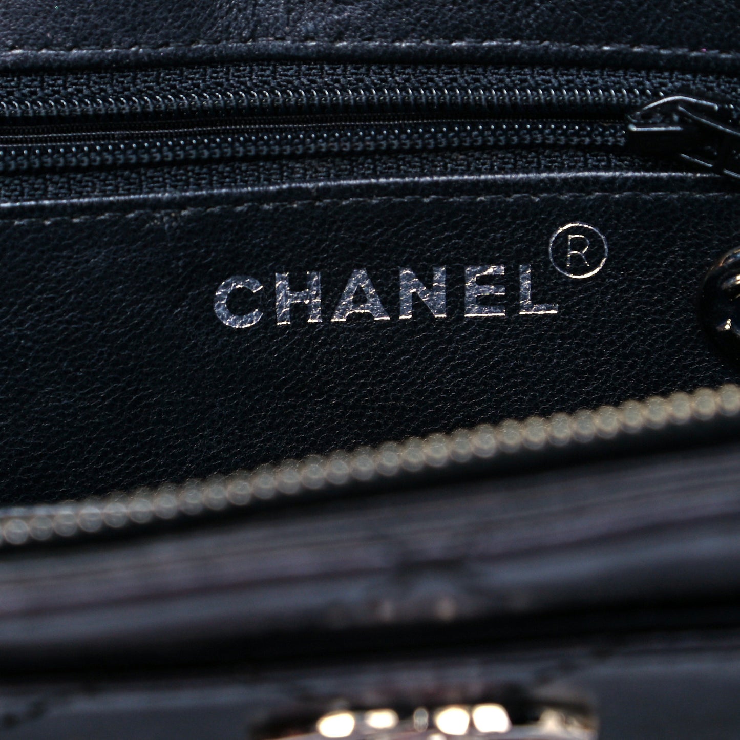Lambskin Quilted Shoulder Bag Black