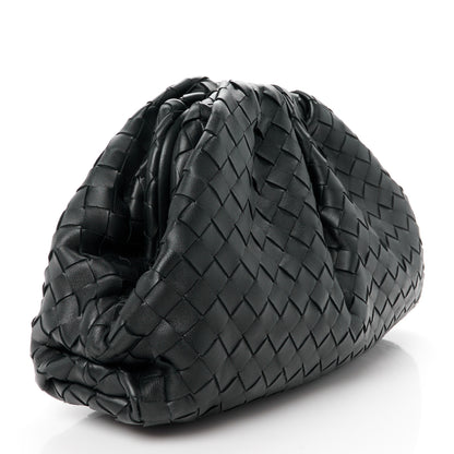 Bottega Veneta Nappa Maxi Intreccio The Pouch Oversized Clutch Black 3 of 11