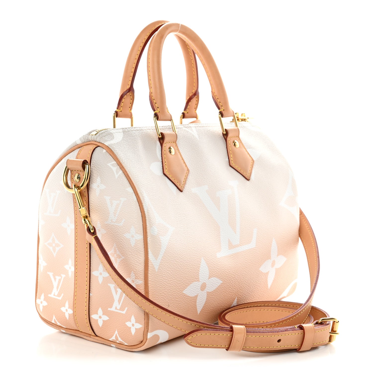 Louis Vuitton Monogram Giant By The Pool Speedy Bandouliere 25 Brume 3 of 10