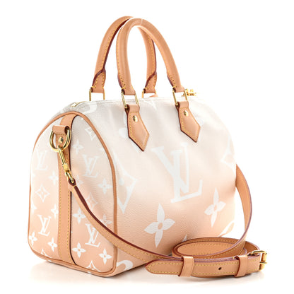 Louis Vuitton Monogram Giant By The Pool Speedy Bandouliere 25 Brume 3 of 10