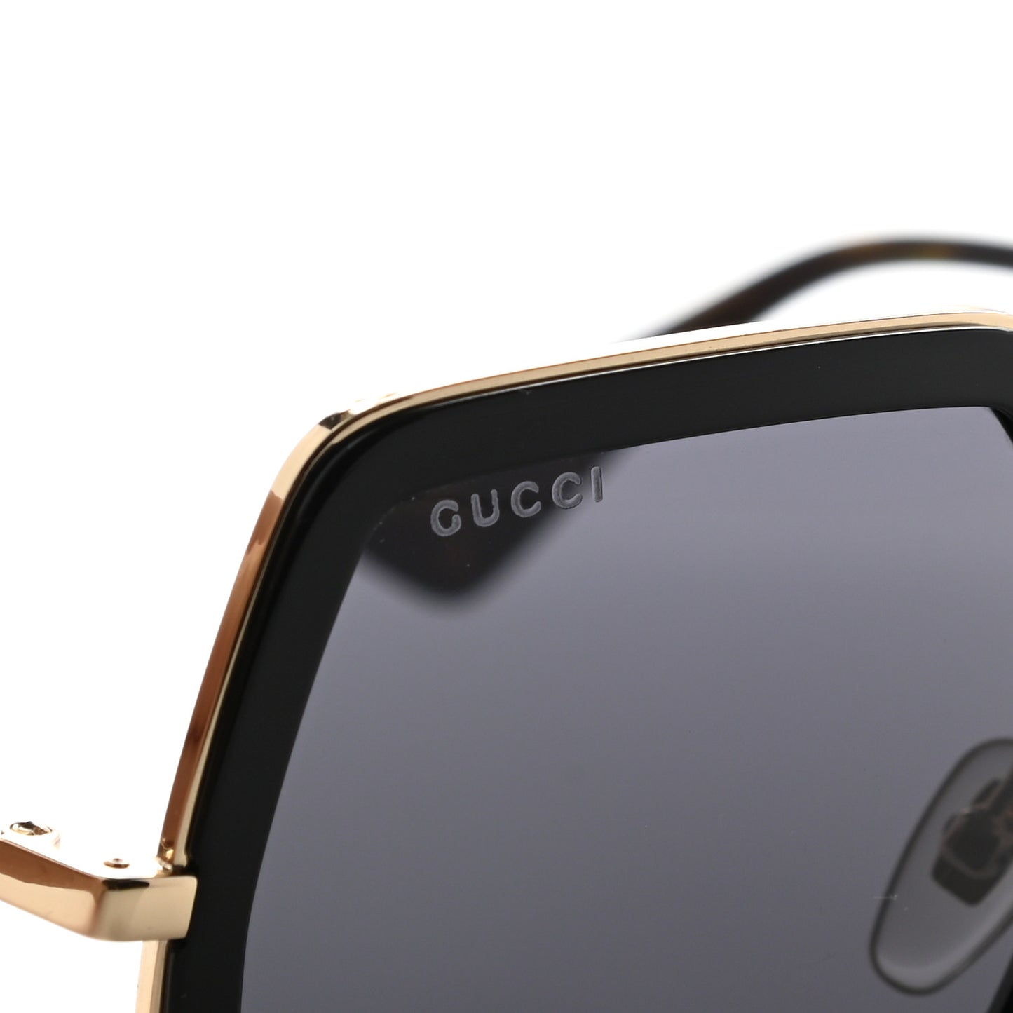 Acetate Oversize Square Frame GG0106S Sunglasses Black