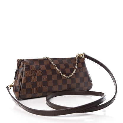 Louis Vuitton Damier Ebene Eva Clutch 3 of 9