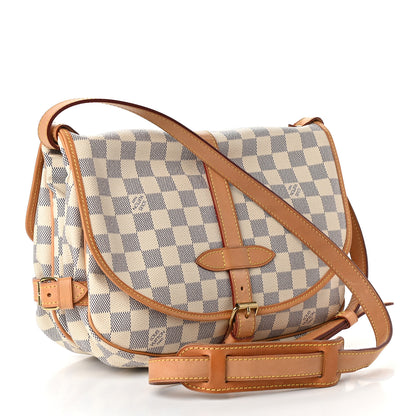 Louis Vuitton Damier Azur Saumur MM 2 of 10
