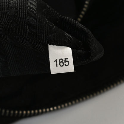 Prada Tessuto Nylon Saffiano Hobo Black 6 of 9