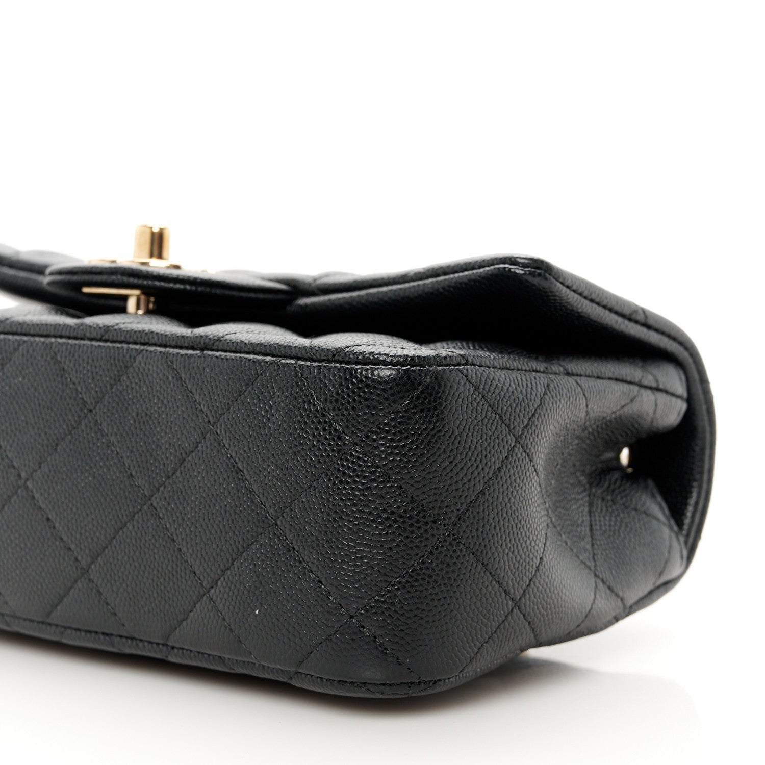 Chanel Caviar Quilted Mini Rectangular Flap Black 11 of 12