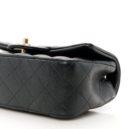 Chanel Caviar Quilted Mini Rectangular Flap Black 11 of 12