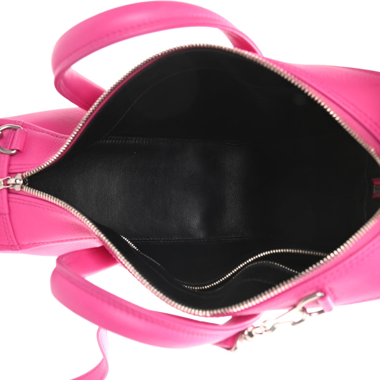Calfskin XS Triangle Duffle Acid Pink