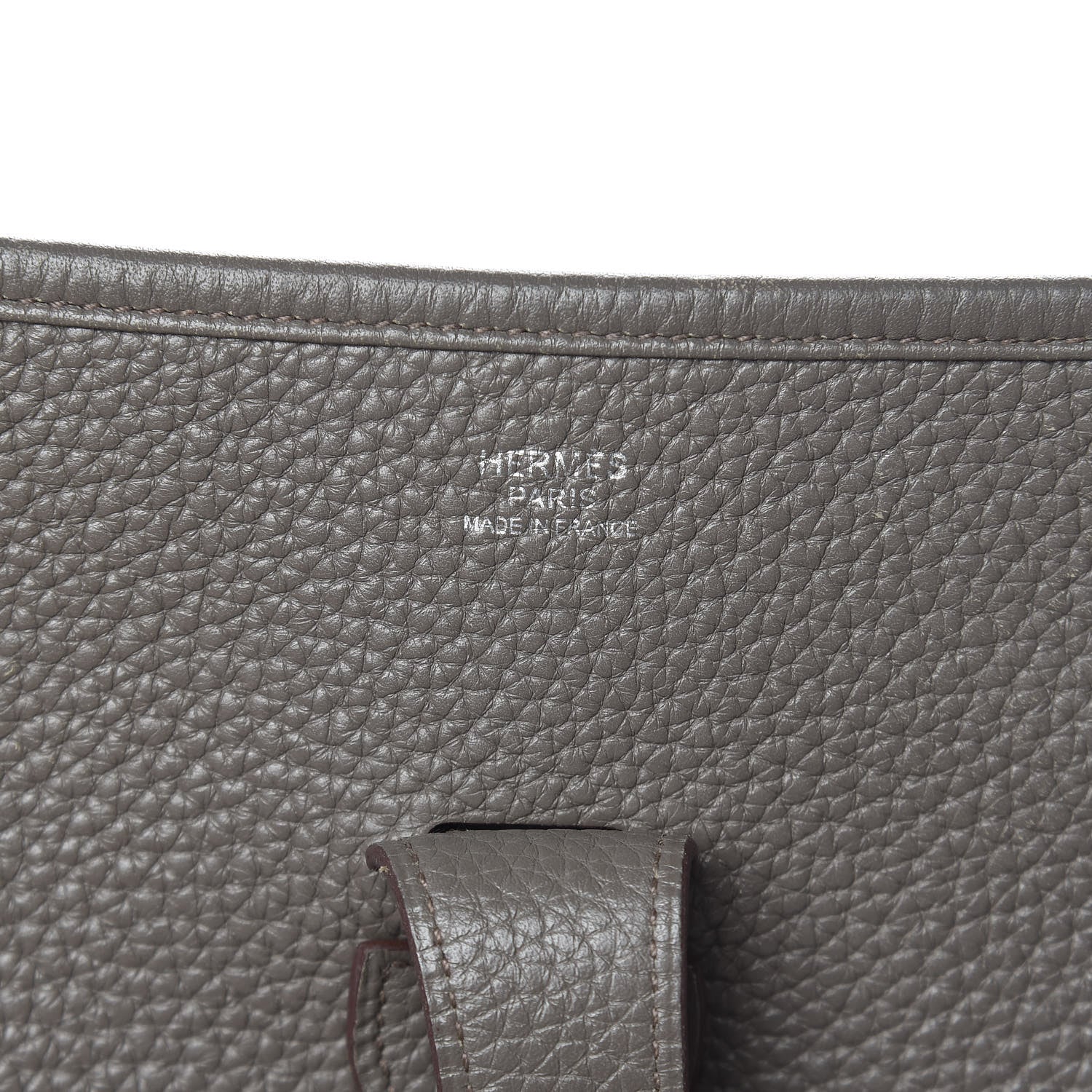 Hermes Taurillon Clemence Evelyne III GM Etain 6 of 15