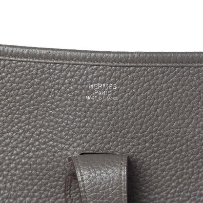 Hermes Taurillon Clemence Evelyne III GM Etain 6 of 15