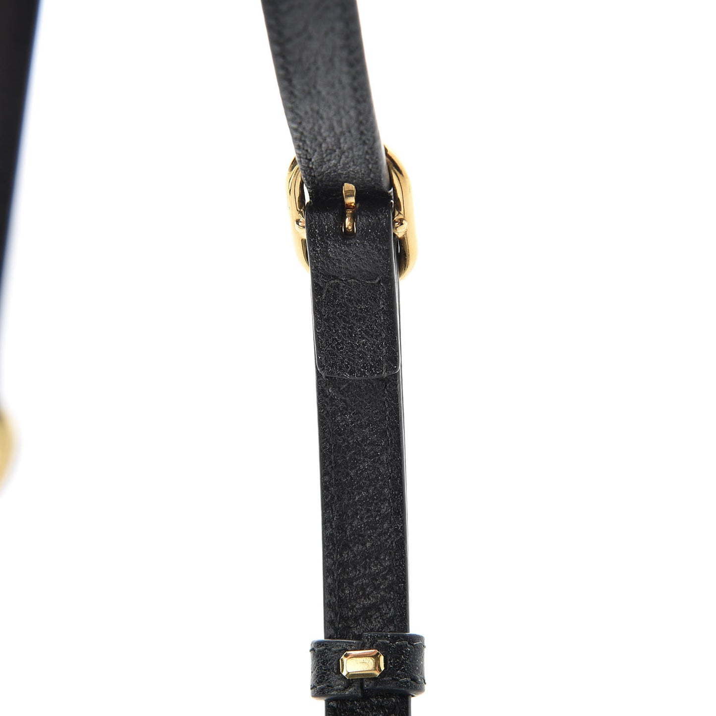 Grained Calfskin Web Mini Ophidia Round Backpack Black