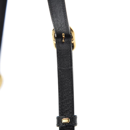 Gucci Grained Calfskin Web Mini Ophidia Round Backpack Black 11 of 13